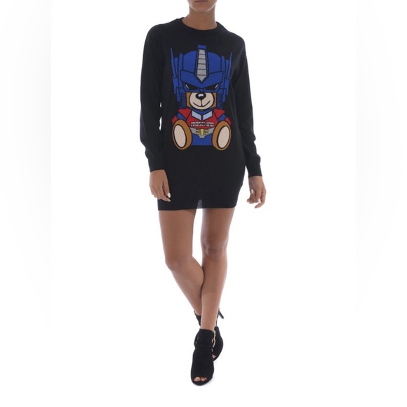 Moschino 100% Wool Transformer Sweater - Picture 4 of 9